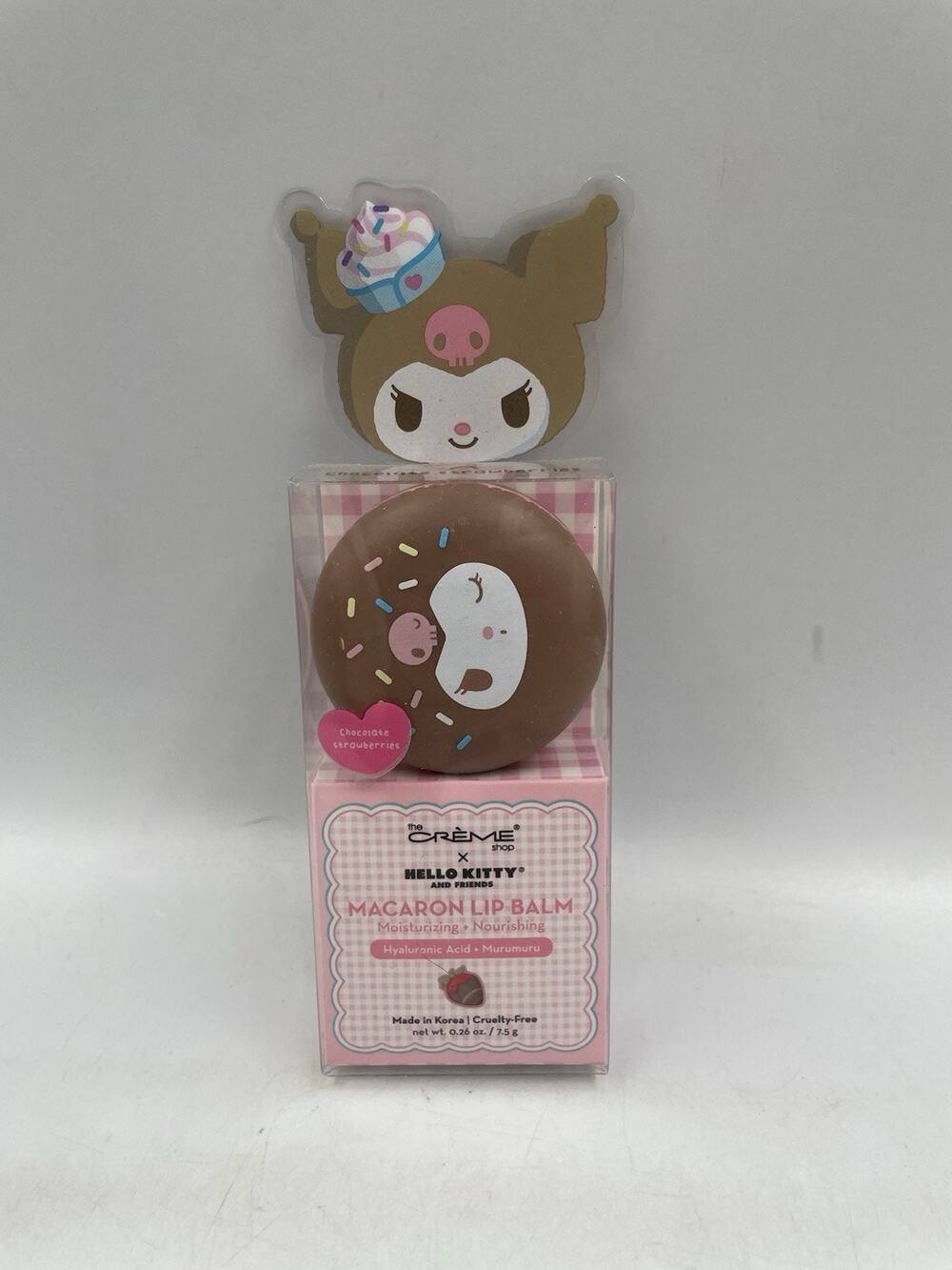 The Crème Shop x Hello Kitty and Friends Kuromi Macaron Lip Balm NEW